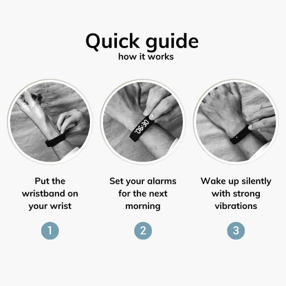 100% Wake-Up Alarm - White
