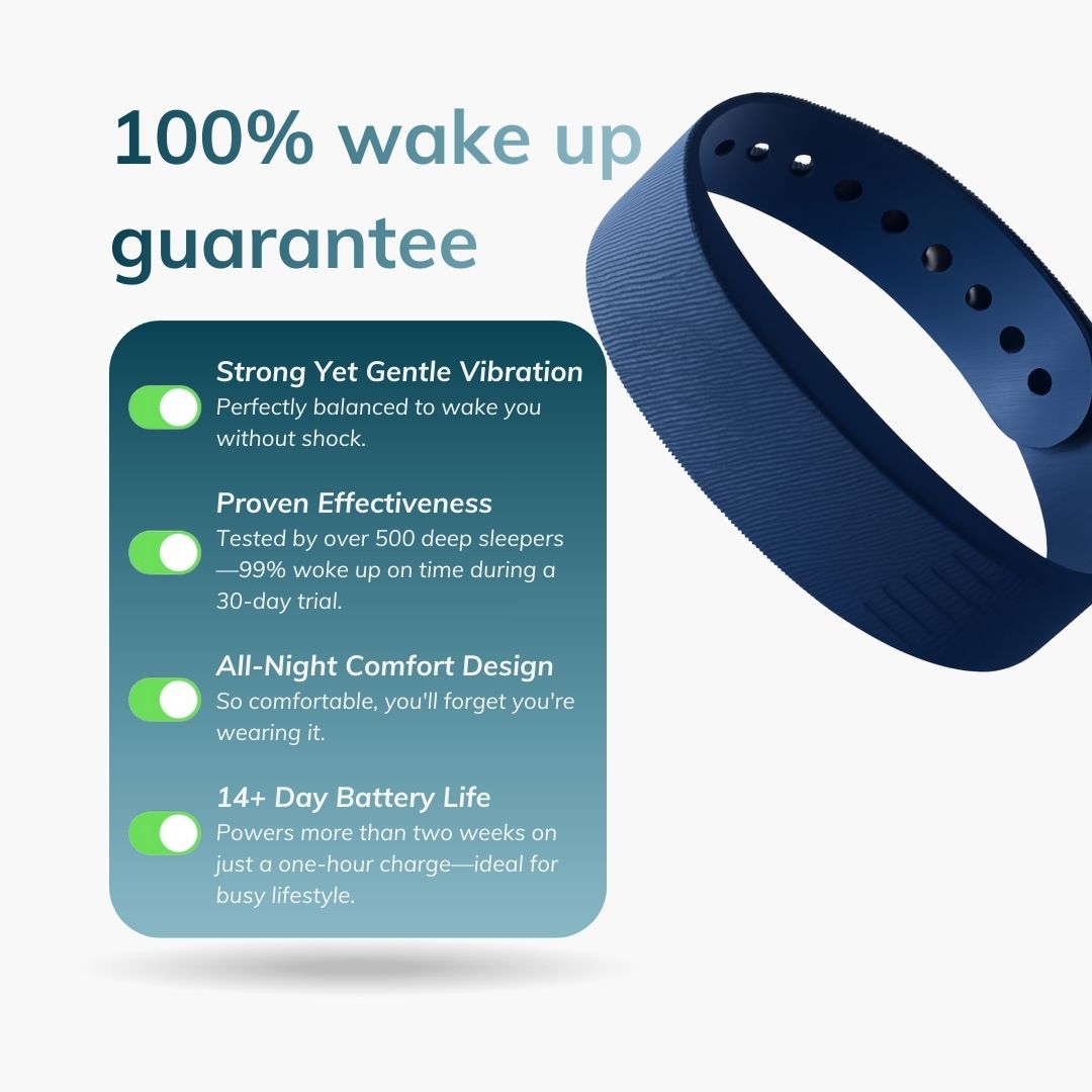 100% Wake-Up Alarm - Blue