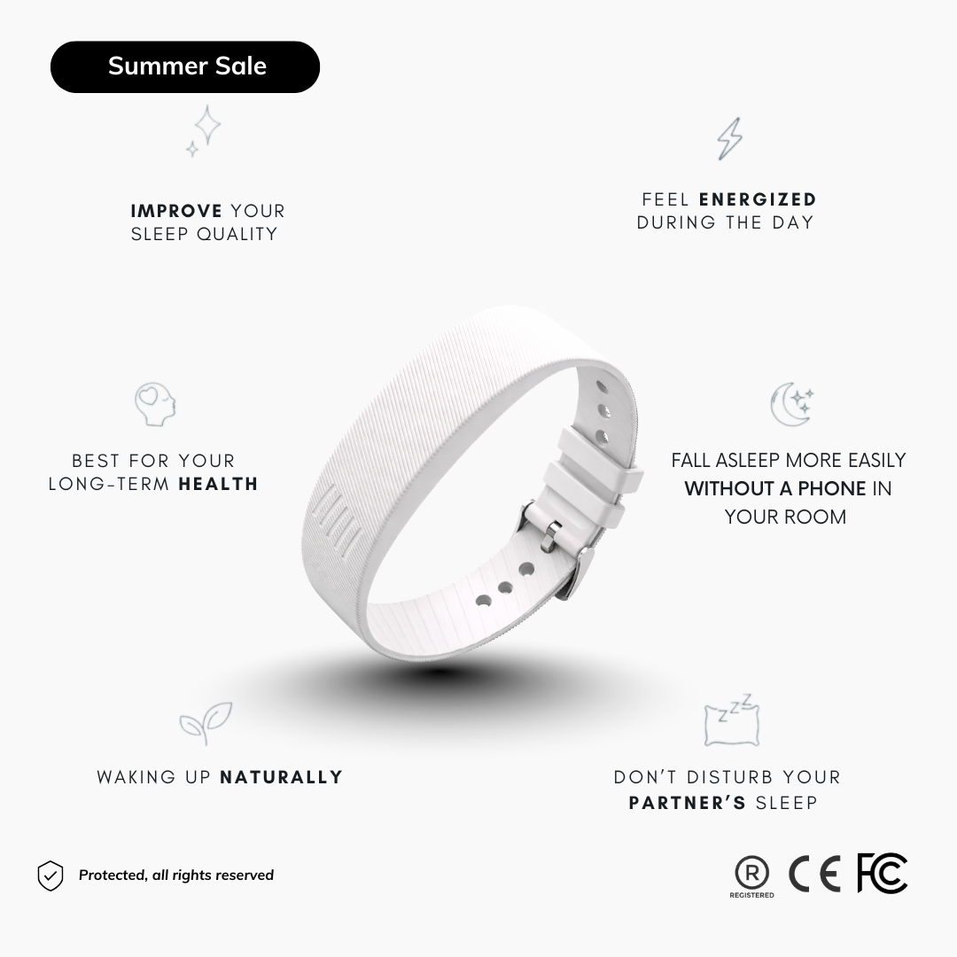 100% Wake-Up Alarm - White