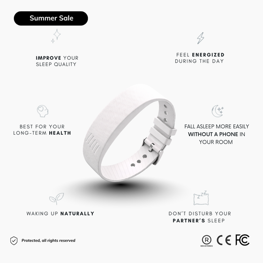 100% Wake-Up Alarm - White